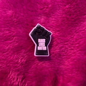 one piece BLACK LIVES MATTER fist croc charm